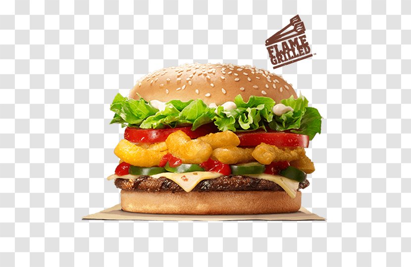 Whopper Cheeseburger Hamburger TenderCrisp McDonald's Big Mac - Patty - Burger King Transparent PNG