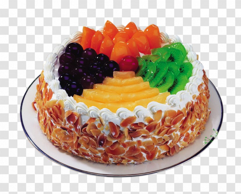 Fruitcake Tart Cream Shortcake Birthday Cake - Cuisine Transparent PNG
