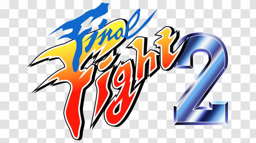 Final Fight 2 Super Nintendo Entertainment System Video Game Logo - Text - Streetwise Transparent PNG