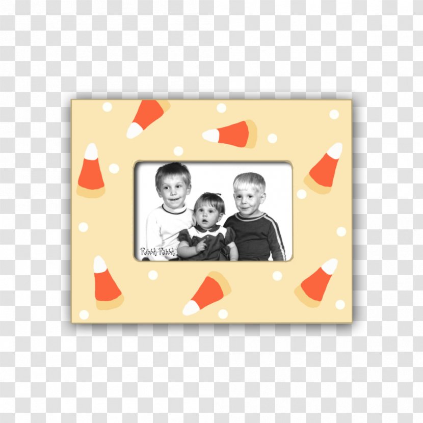 Candy Corn Paper Picture Frames Christmas Cartoon - Infant - Hand-painted Frame Transparent PNG