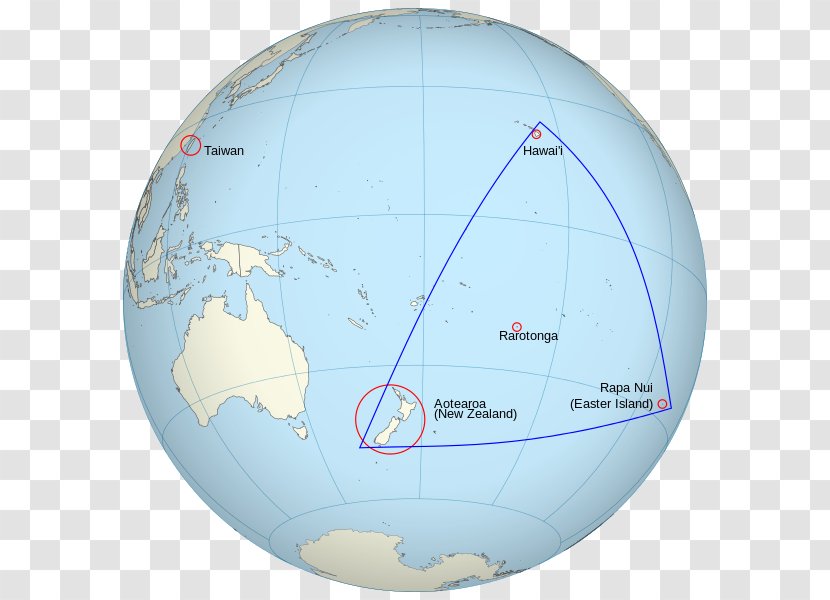 Polynesian Triangle Aotearoa Hawaii Satawal Polynesians - Carolinian - Creative Map Transparent PNG