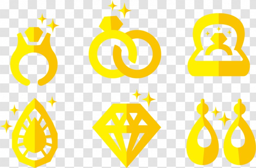 Diamond Icon - Gemstone - Gold Transparent PNG