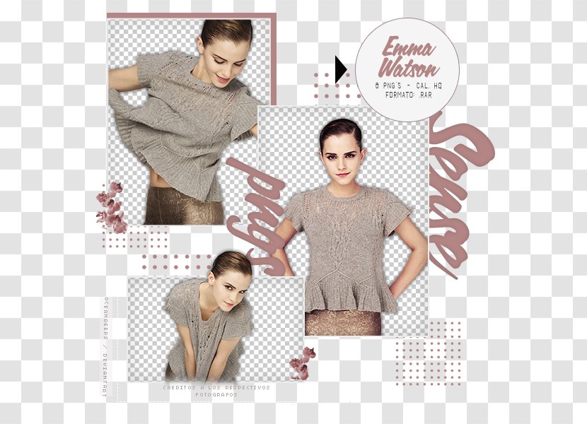 T-shirt Clothing Collar Fashion Pattern - Top - Emma Watson Transparent PNG