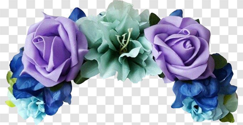 Garden Roses Minnie Mouse Blue Mickey Flower - Rose - Purple Wreaths Transparent PNG