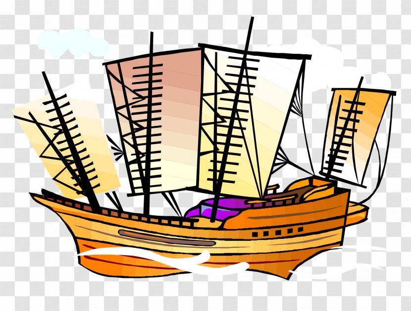 Sailing Ship - Boat Transparent PNG