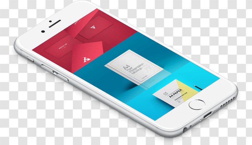 TechSmith Business IPhone - Telephone - Creative Mockup Transparent PNG