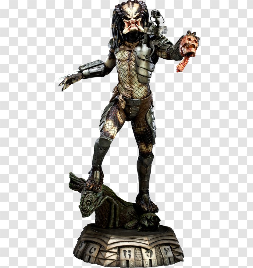 Classic Predator Statue Dutch Alien - Fictional Character - Action Figure Transparent PNG