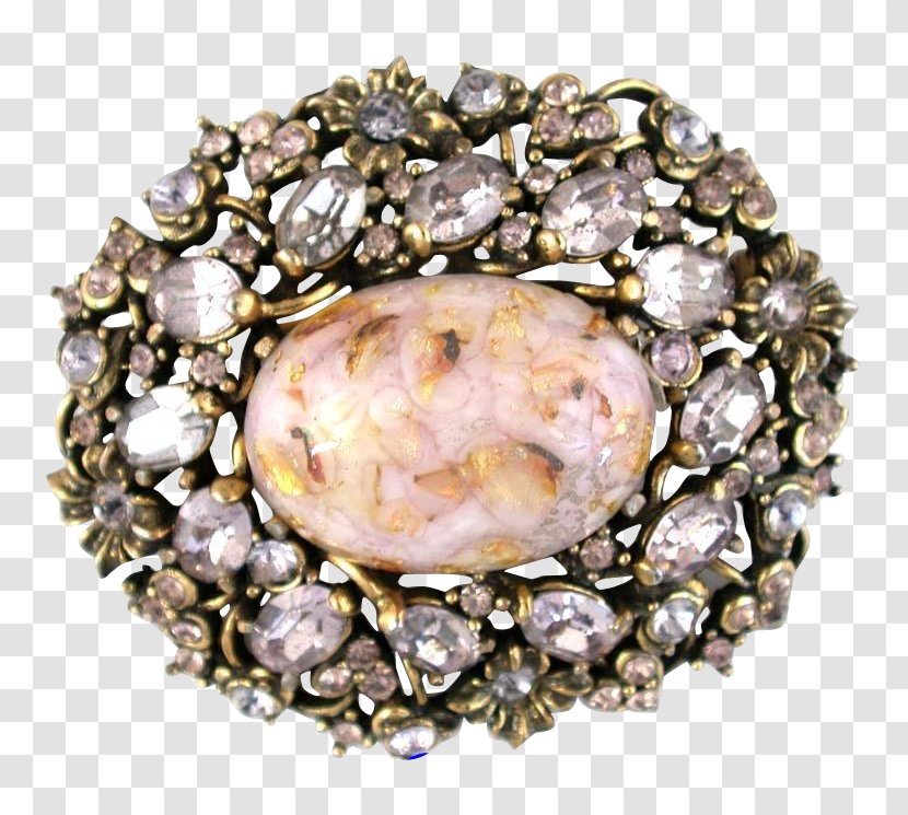Brooch Body Jewellery Jewelry Design Diamond - Gemstone - Lace Plant Transparent PNG