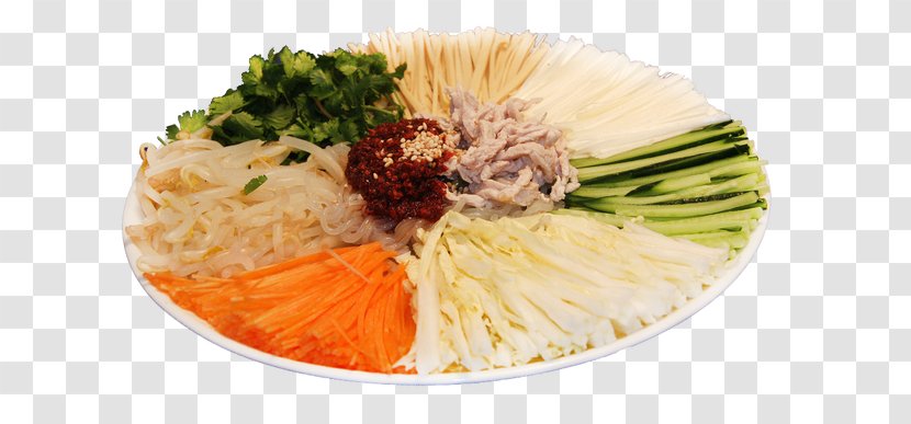 Chinese Cuisine Korean Vegetarian Recipe Side Dish - Asian Food - Salad Transparent PNG