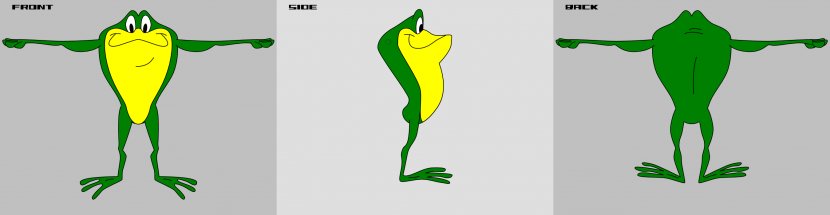 Michigan J. Frog Hello! Ma Baby Model Sheet Looney Tunes - Grass Transparent PNG