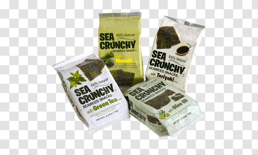 Seaweed Snack Ocean Kelp - Crispy Transparent PNG