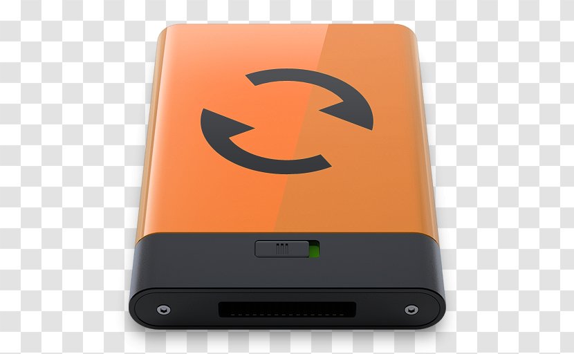 Electronic Device Gadget Multimedia - Orange Sync B Transparent PNG