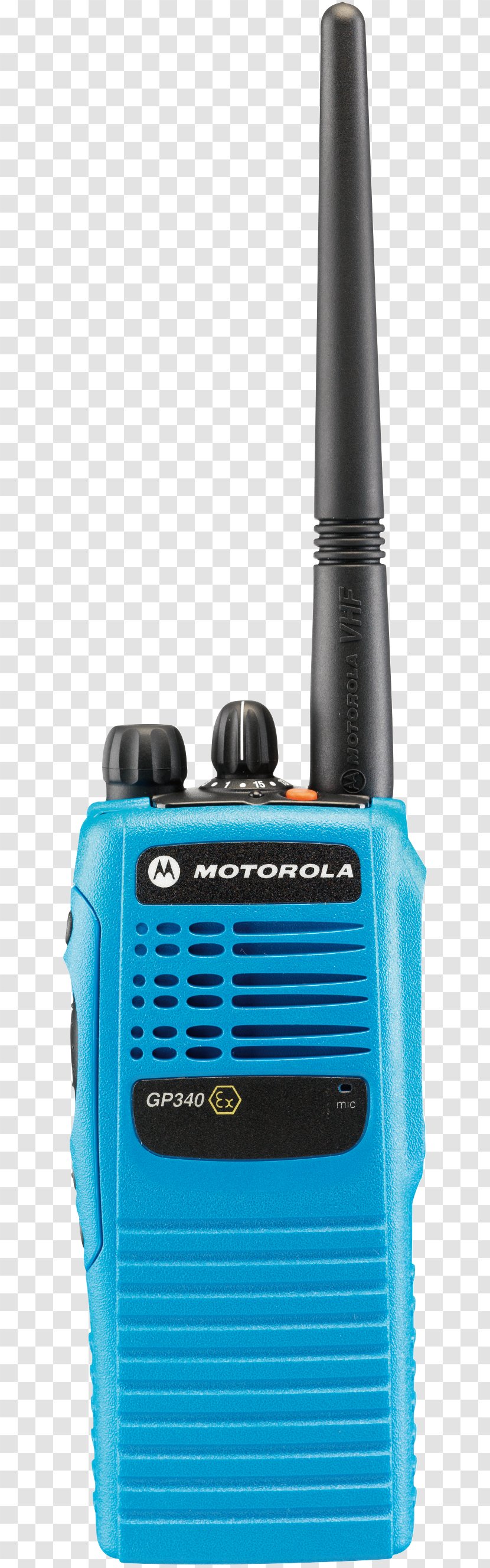 Two-way Radio Walkie-talkie Motorola ATEX Directive - Cylinder Transparent PNG