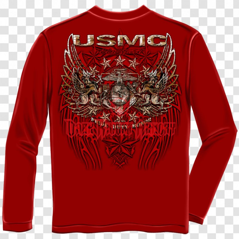 Long-sleeved T-shirt Hoodie United States Of America - Longsleeved Tshirt Transparent PNG