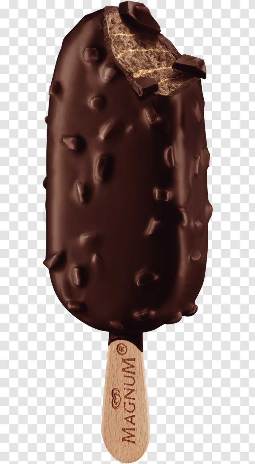 Ice Cream Praline Magnum Wall's Chocolate - Syrup - Caramel Custard Transparent PNG