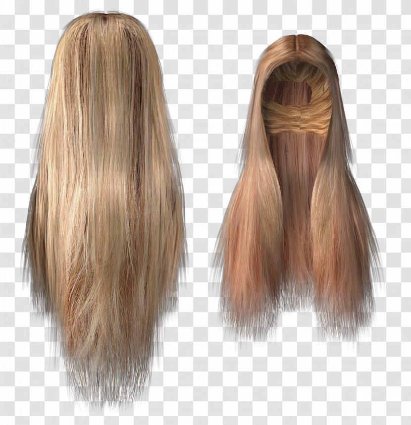 Long Hair Wig Clip Art - Megabyte - Women Transparent PNG