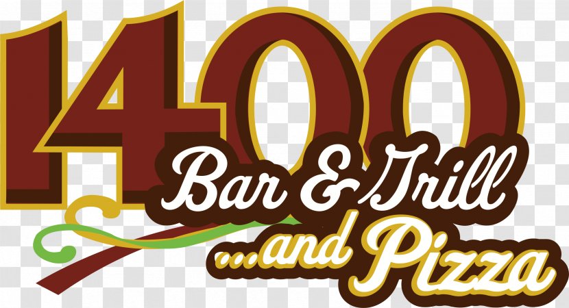 Barbecue Sauce 1400 Bar & Grill Pizza Food - Logo Transparent PNG
