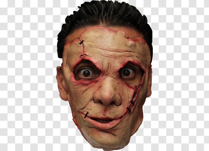 Ed Gein Smiley Face Murder Theory Mask Serial Killer Costume - Heart Transparent PNG
