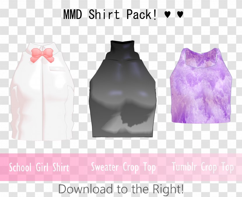 DeviantArt MikuMikuDance Idea - Pink - Clothes Texture Transparent PNG