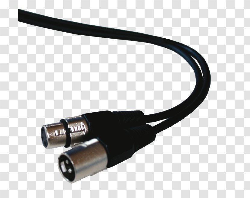 Electrical Cable XLR Connector Microphone Television Power - Cordon Transparent PNG