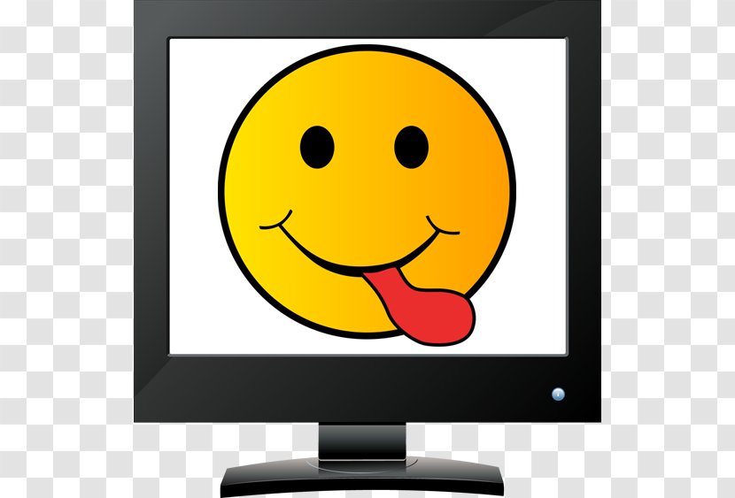 Smiley Emoticon Wink Clip Art - Display Device - Goofy Faces Transparent PNG