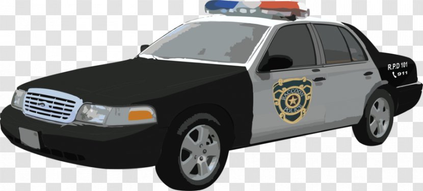 Police Car Raccoon City Ford Crown Victoria Interceptor Transparent PNG