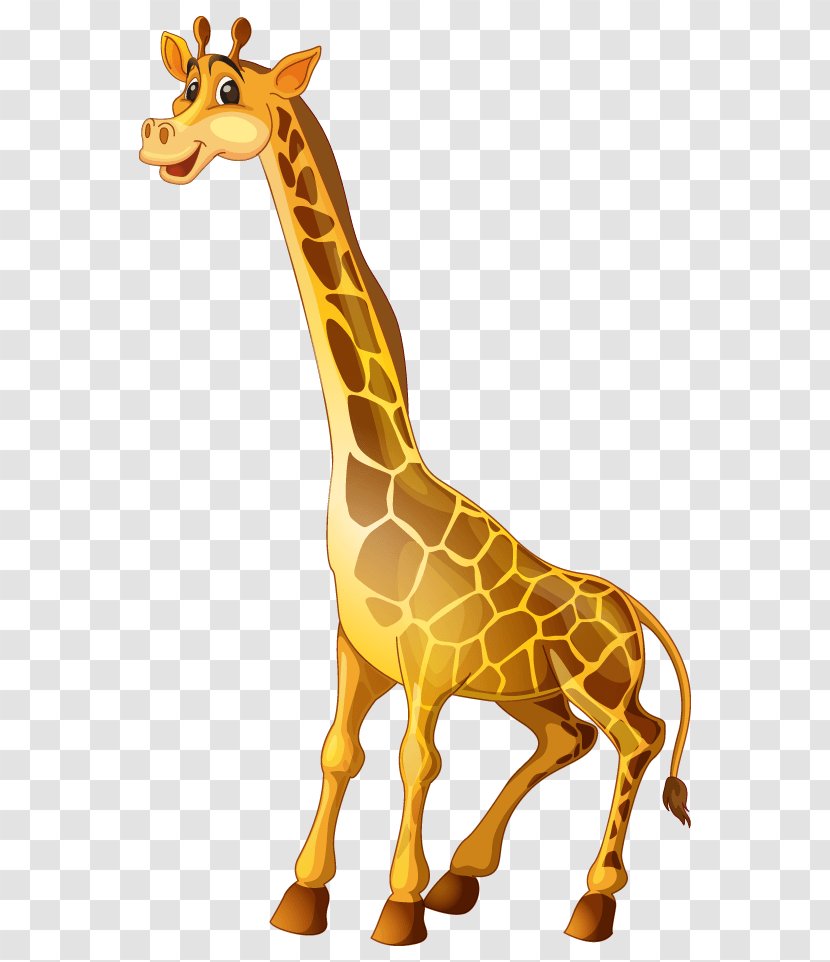 Baby Giraffes Cartoon - Giraffe Transparent PNG
