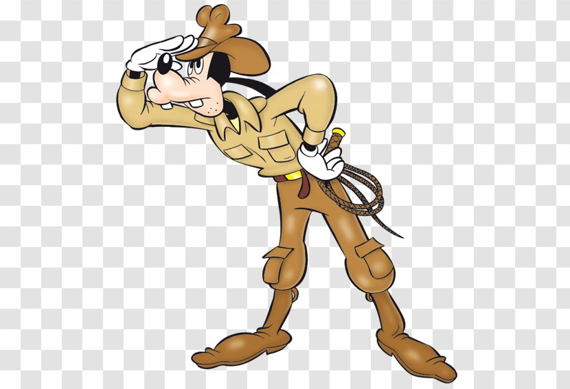 Mickey Mouse Goofy Arizona Goof Indiana Jones Character - Arm Transparent PNG