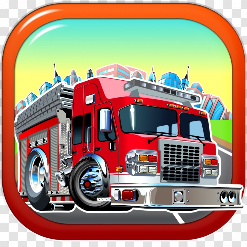 Fire Engine Firefighter Car - Department - Truck Transparent PNG