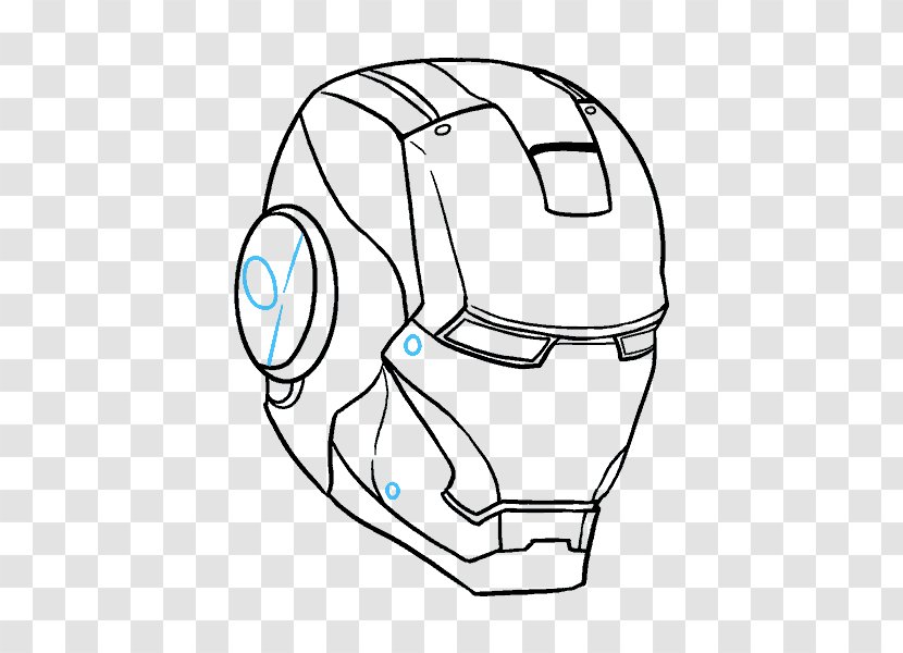 The Iron Man YouTube Drawing Sketch - Cartoon - Face Transparent PNG
