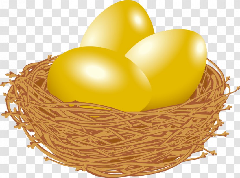 Bird Nest Chicken - Easter Egg Transparent PNG