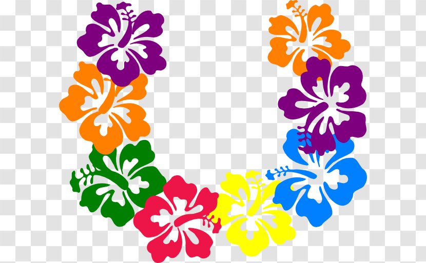 Hawaii Lei Clip Art - Flower - Hawaiian Background Cliparts Transparent PNG