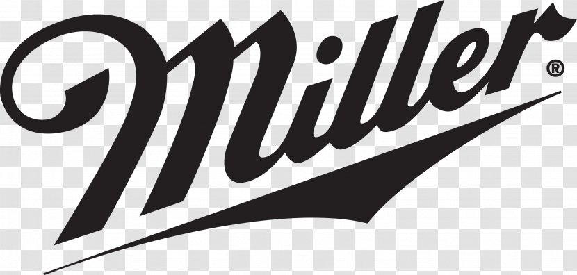 Miller Brewing Company Beer Logo - Monochrome - Mile Transparent PNG