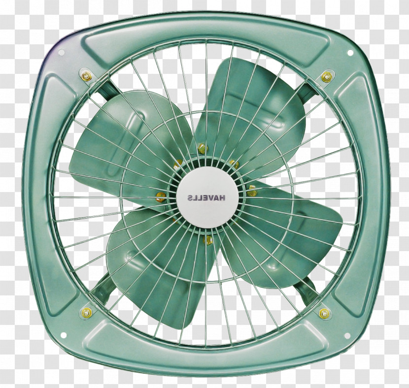 Green Mechanical Fan Teal Turquoise Turquoise Transparent PNG