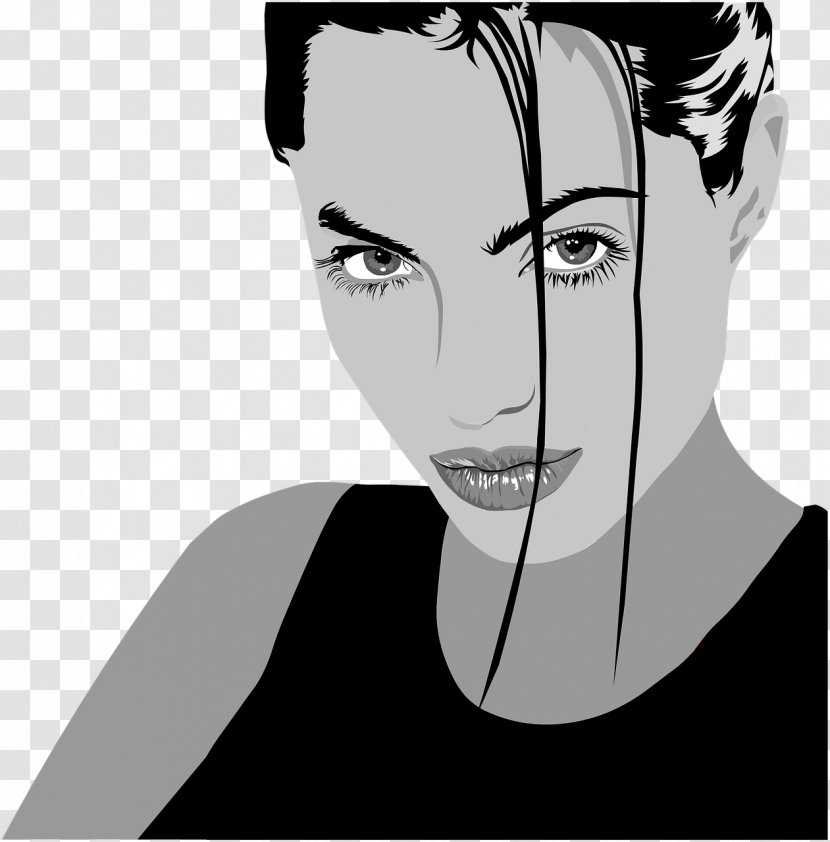 Actor Female Celebrity - Silhouette - Angelina Jolie Transparent PNG