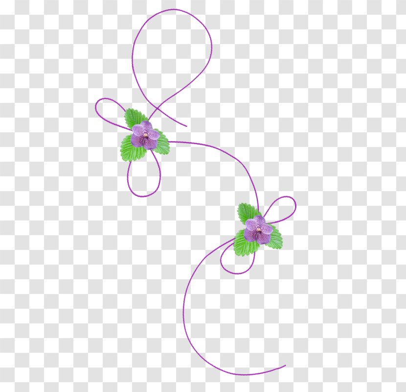 Flower Purple - Line Transparent PNG