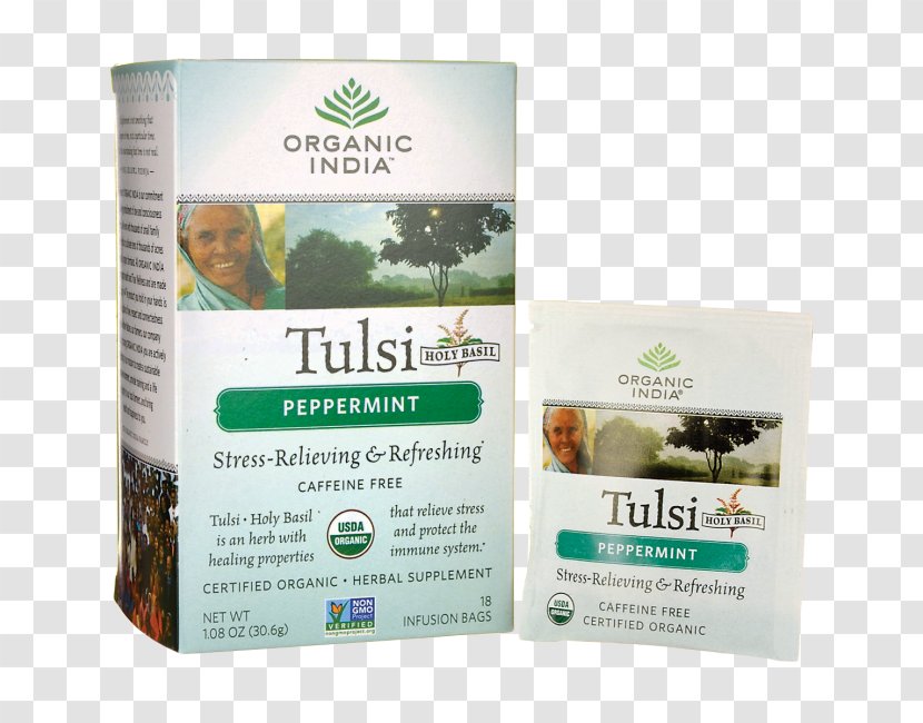 Green Tea Sweet Holy Basil Organic India Transparent PNG