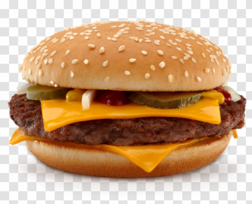 McDonald's Quarter Pounder Cheeseburger Hamburger Filet-O-Fish Chicken McNuggets - Buffalo Burger - Sandwich Transparent PNG