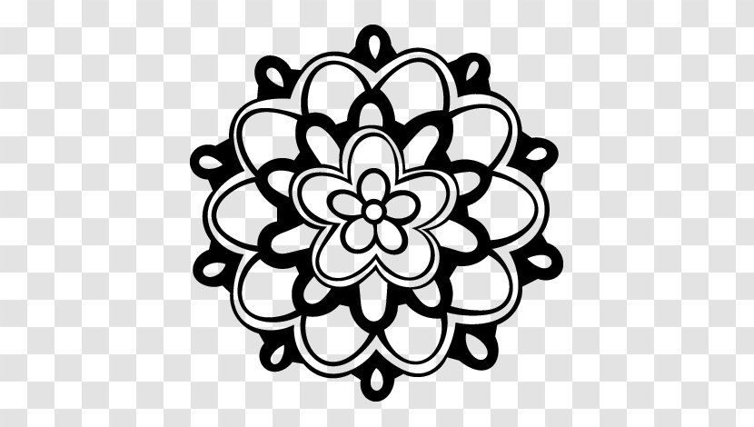 Beadwork Drawing Pattern - Mandala - Flower Transparent PNG
