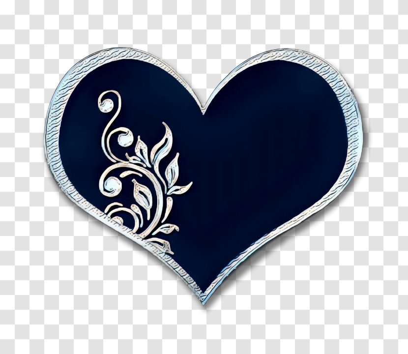 Broken Heart Emoji - Leaf - Electric Blue Emblem Transparent PNG