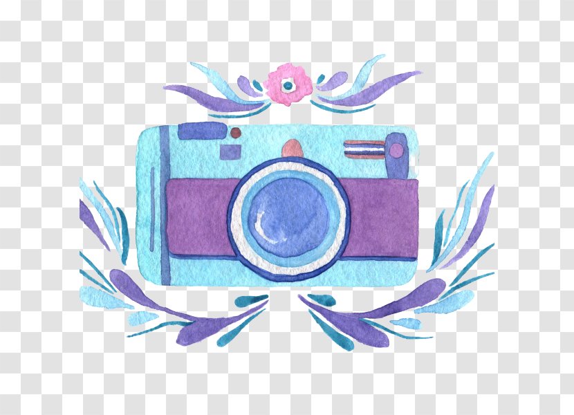 Watercolor Painting Photography Camera Transparent PNG