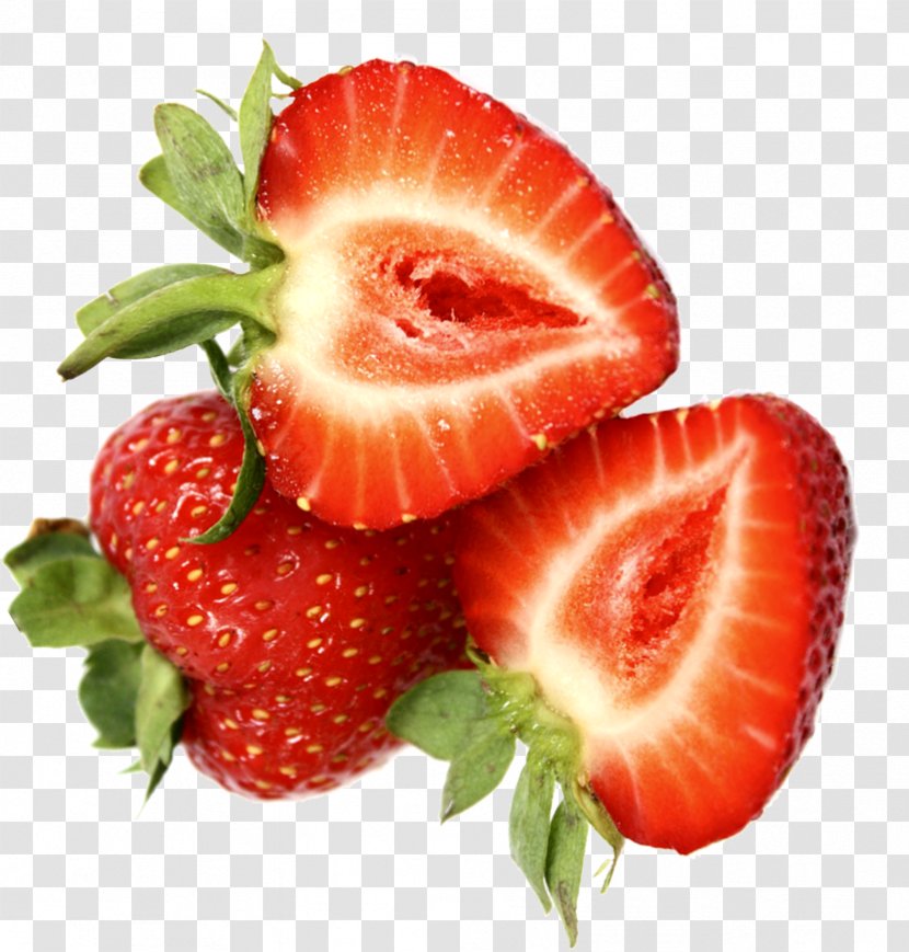 Strawberry Diet Food Vegetarian Cuisine - Protein - Fresh Strawberries Transparent PNG