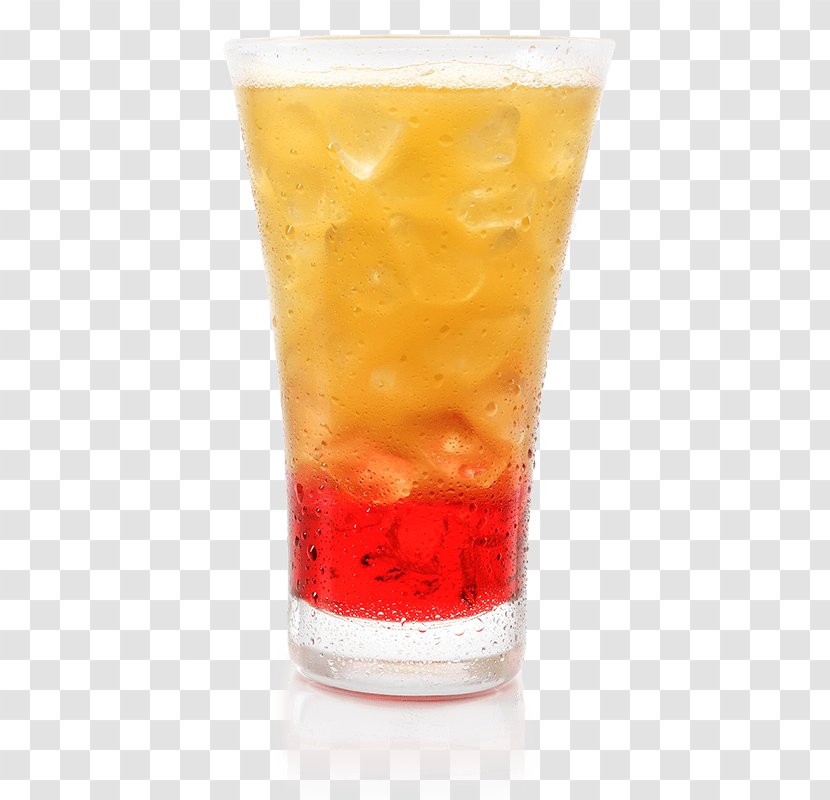 Orange Drink Sea Breeze Non-alcoholic Punch Highball Glass - Pint Transparent PNG