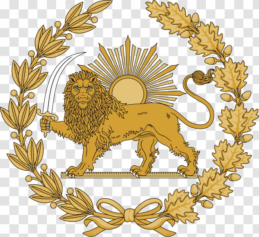 Iran Lion And Sun Achaemenid Empire Safavid Dynasty Transparent PNG