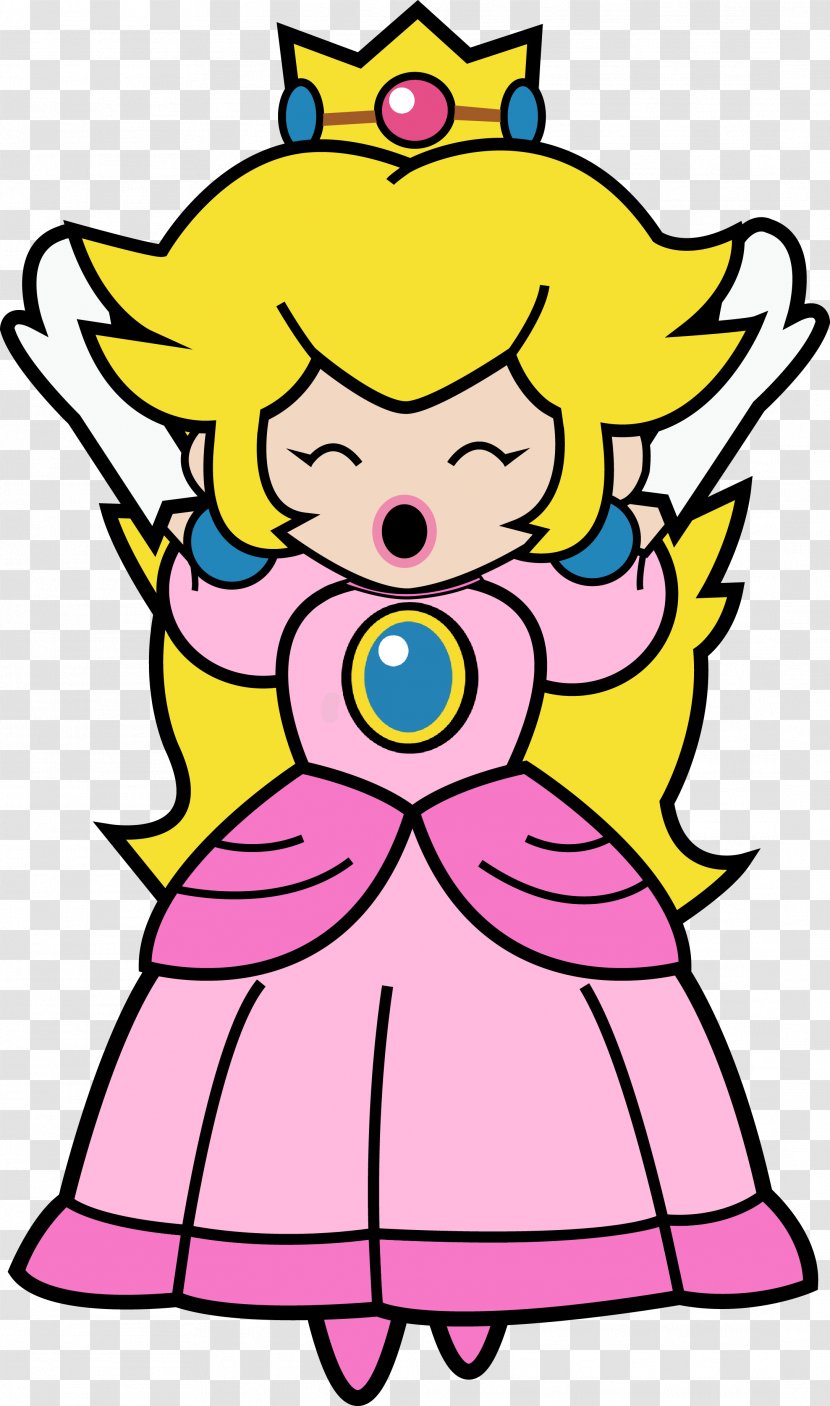 Princess Peach Super Paper Mario Rosalina - Character Transparent PNG
