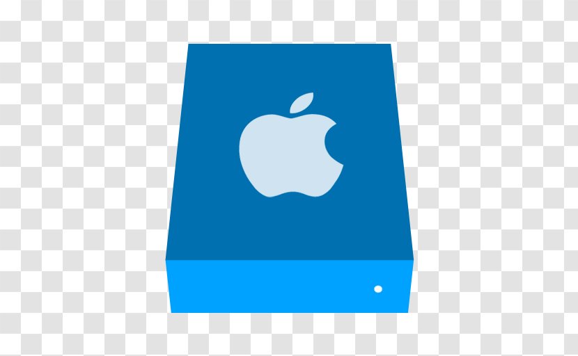 Electric Blue Heart Brand Sky - Apple - Drive Transparent PNG