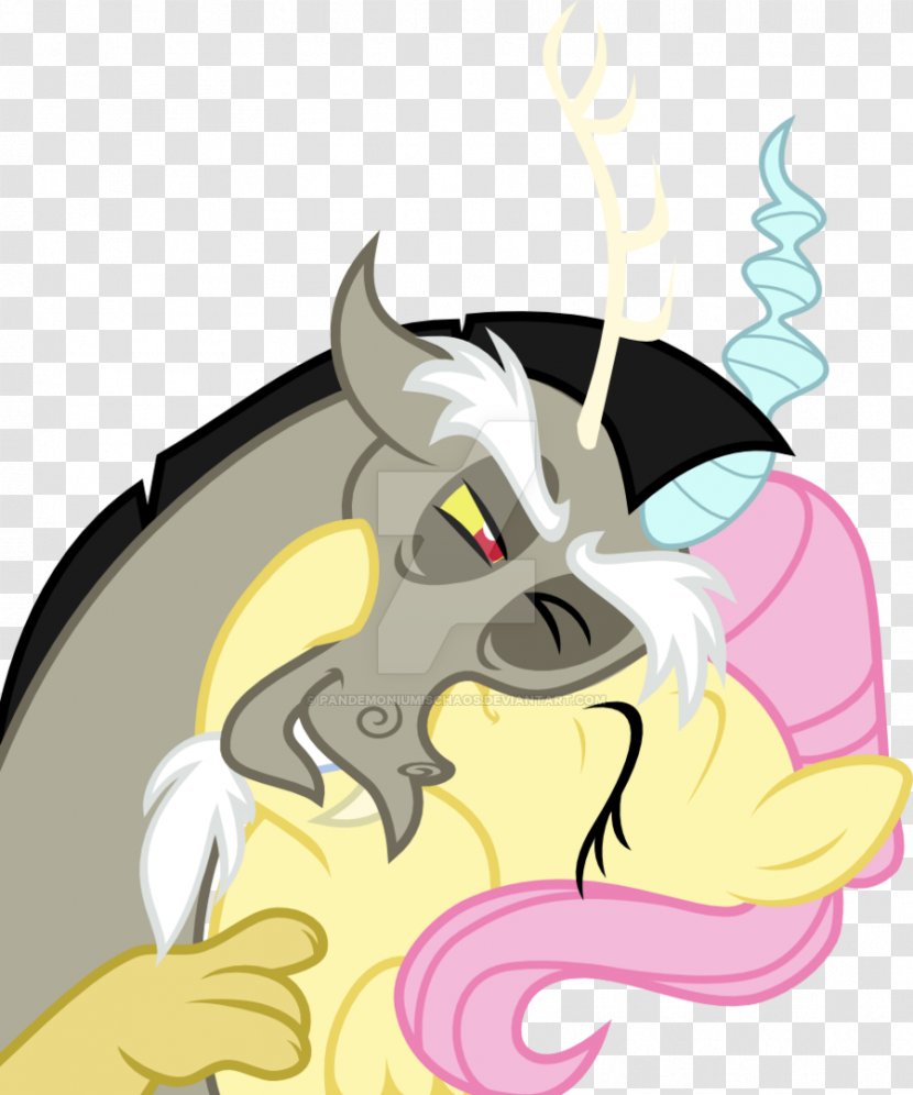 Cat Pony Fluttershy Kiss DeviantArt - Cartoon Transparent PNG