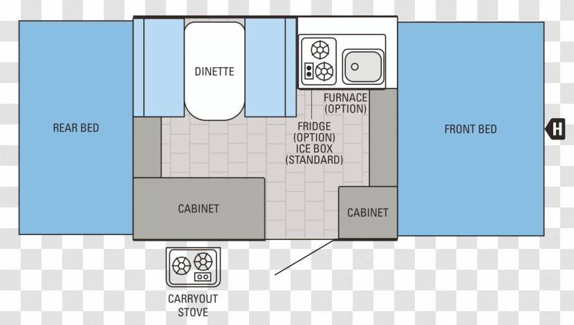 Floor Plan Campervans Jayco, Inc. Caravan - Diagram - Cover Transparent PNG
