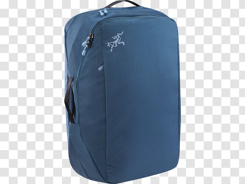 Handbag Backpack Arc'teryx Travel - Electric Blue - Overhead Bin Transparent PNG