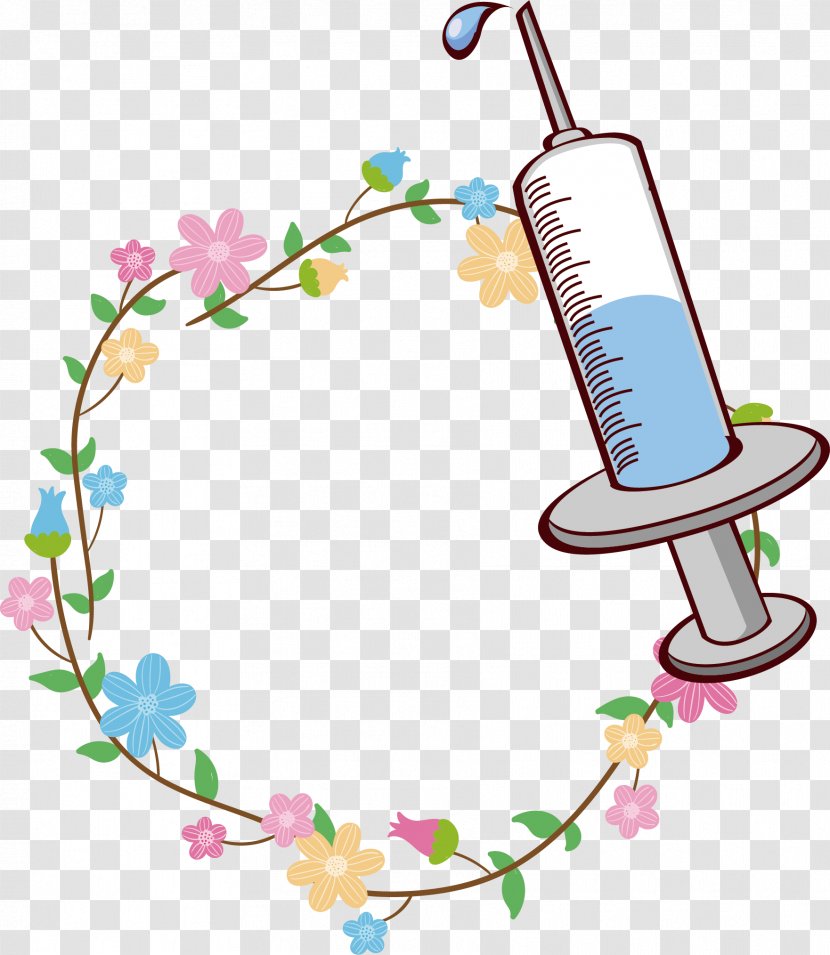 Mothers Day Gift Beauty Illustration - Birthday - Cartoon Syringe Nurse Fancy Ring Transparent PNG